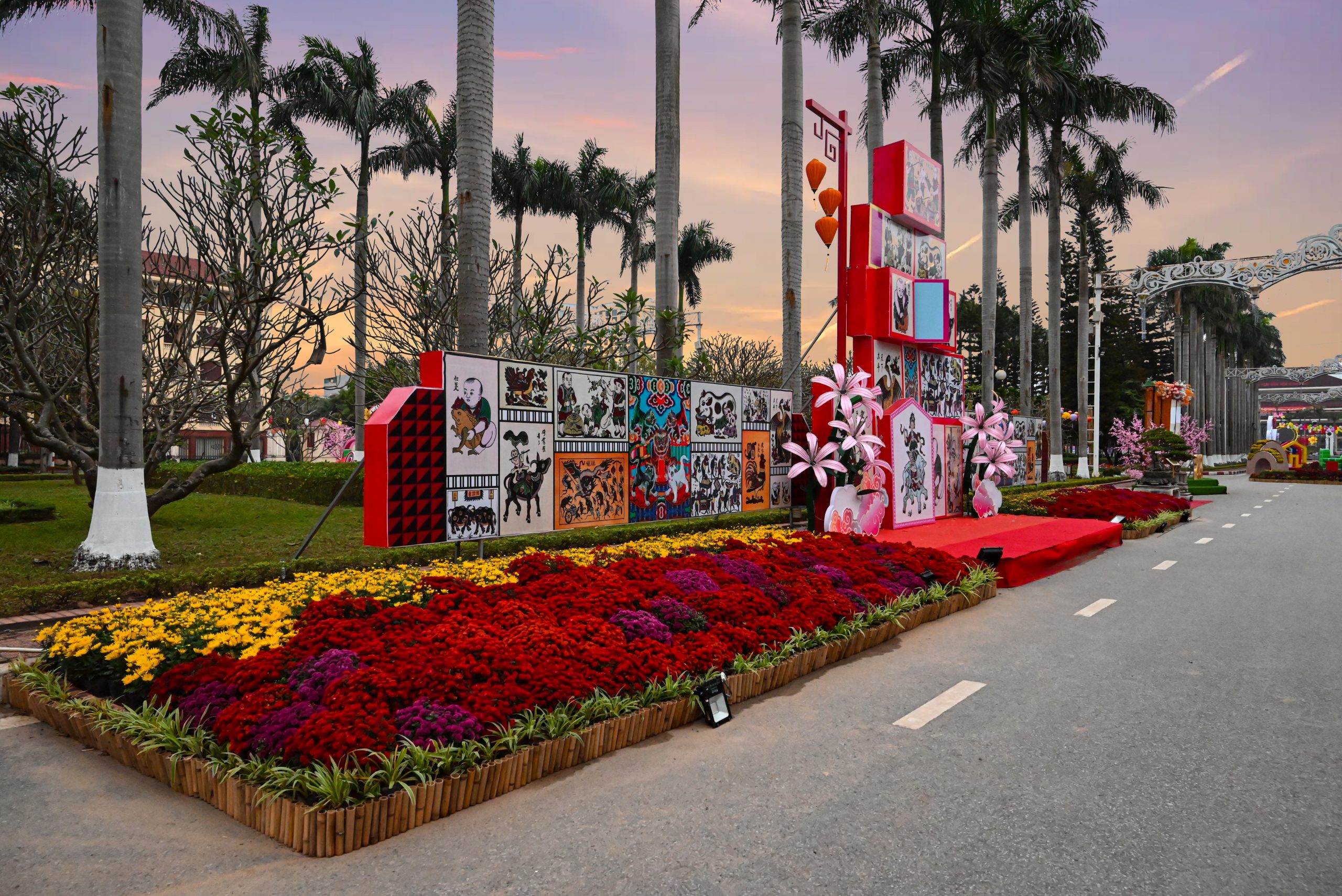 ĐƯỜNG HOA TẾT BẮC NINH 2024